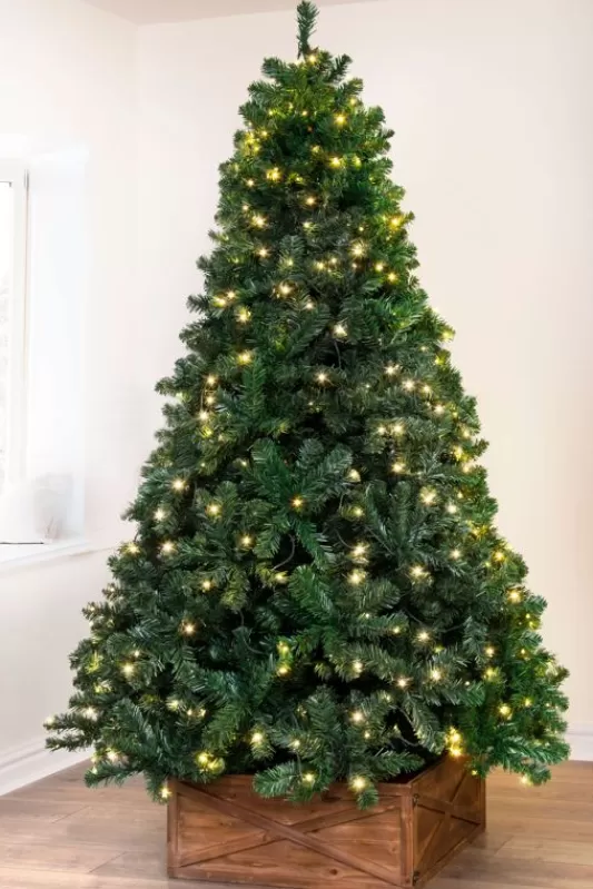 4 Foot Pre Lit Christmas Trees<Christmas Tree World 4Ft Pre-Lit Arbor Vitae Fir Tree