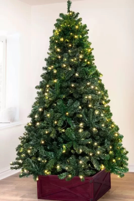 5 Foot Pre Lit Christmas Trees<Christmas Tree World 5Ft Pre-Lit Arbor Vitae Fir Tree