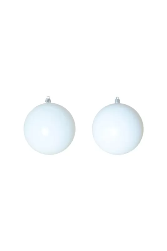 Large Christmas Baubles<Christmas Tree World Bulk White Bauble Sets Shiny/Matte 10Cm-25Cm (Indoor/Outdoor Use)