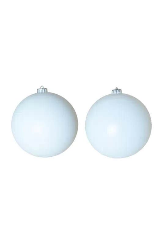 Large Christmas Baubles<Christmas Tree World Bulk White Bauble Sets Shiny/Matte 10Cm-25Cm (Indoor/Outdoor Use)