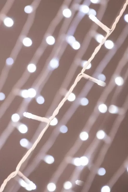 String Lights<Christmas Tree World Ctw White Cable 1000 Led Multifunction String Light Set (Choose Colour)