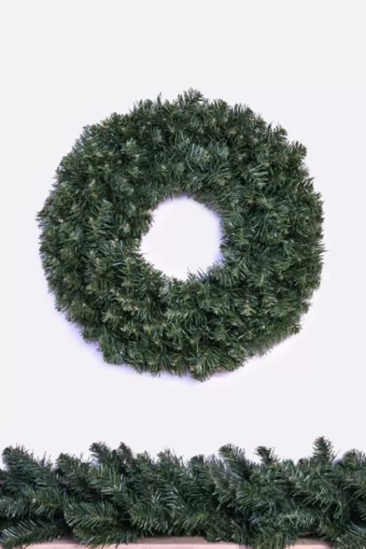 Outdoor Christmas Wreaths<Christmas Tree World Extra Wide Arbor Vitae Wreath (60Cm - 150Cm)