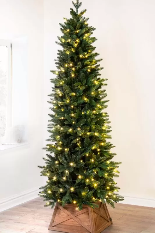 Tall Christmas Trees<Christmas Tree World The 10Ft Pre-Lit Ultra Slim Mixed Pine