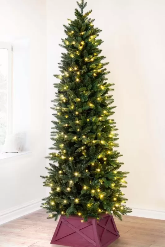 Slim Christmas Trees<Christmas Tree World The 12Ft Pre-Lit Ultra Slim Mixed Pine