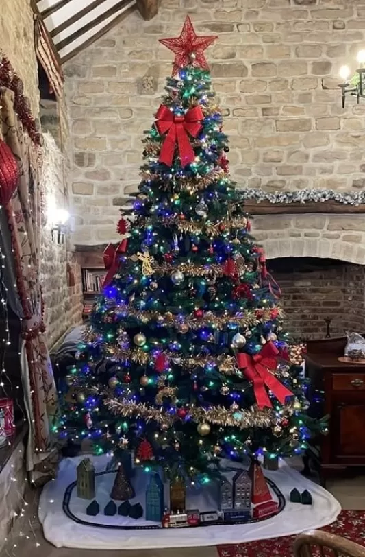 Ultra Realistic Christmas Trees<Christmas Tree World The 12Ft Ultra Devonshire Fir Pre-Lit With Warm White/Multicoloured Colour Change Leds