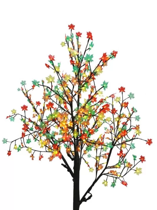 Outdoor Artificial Trees<Christmas Tree World The 2.5M/8.2Ft Maple Leaf Led Blossom Tree