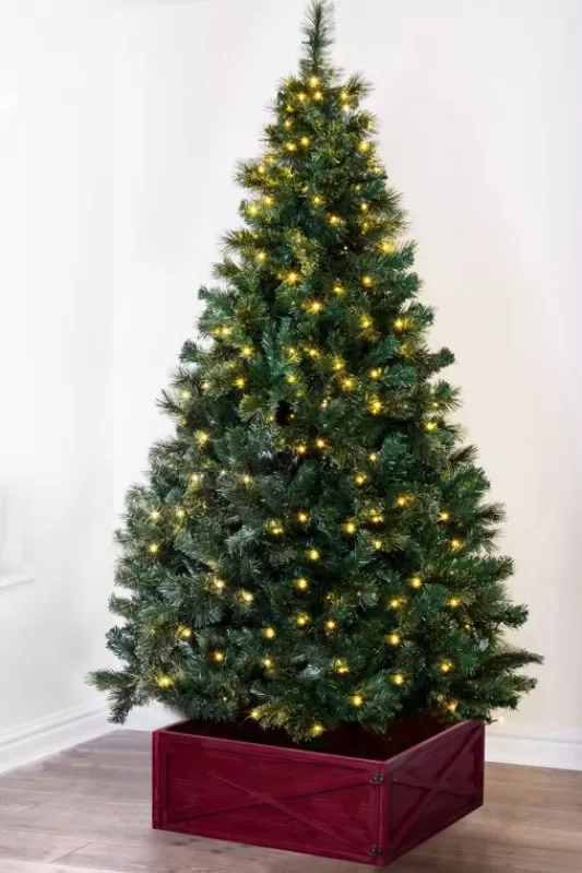 4 Foot Pre Lit Christmas Trees<Christmas Tree World The 4Ft Pre-Lit Majestic Dew Pine Tree