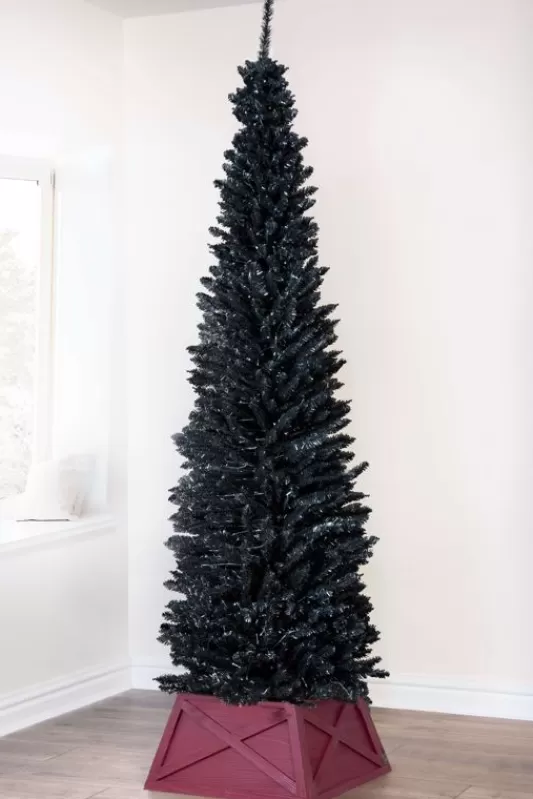 Slim Christmas Trees<Christmas Tree World The 5Ft Black Italian Pencilimo Tree