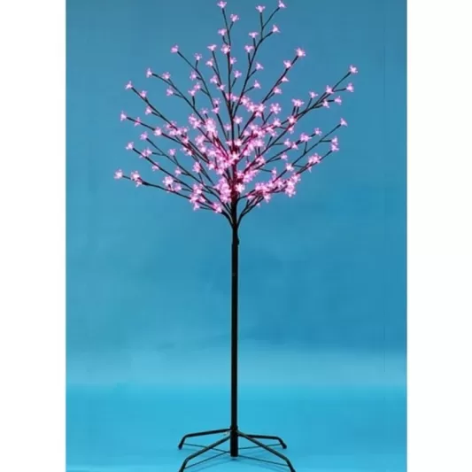 5 Foot Pre Lit Christmas Trees<Christmas Tree World The 5Ft Pink Led Blossom Tree