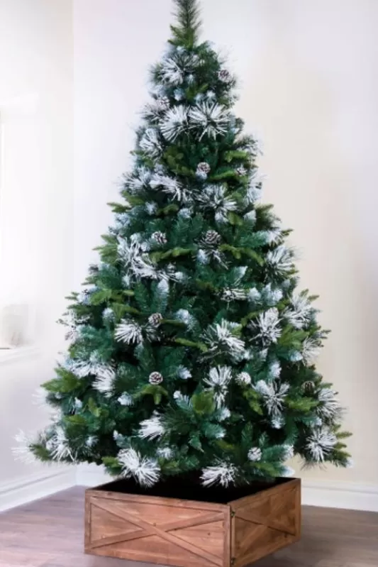 Ultra Realistic Christmas Trees<Christmas Tree World The 7Ft Snowy Scots Pine Tree