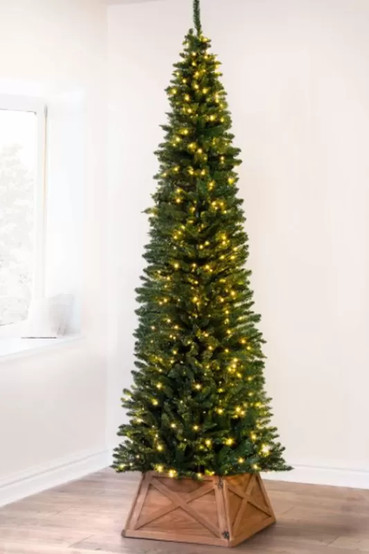 4 Foot Pre Lit Christmas Trees<Christmas Tree World The Pre-Lit 4Ft Green Italian Pencilimo Tree Tree