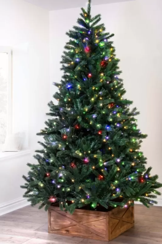 Ultra Realistic Christmas Trees<Christmas Tree World The Ultra Devonshire Fir Pre-Lit With Warm White/Multicoloured Colour Change Leds (4Ft To 12Ft)