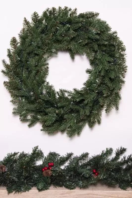 Outdoor Christmas Wreaths<Christmas Tree World The Vivace Pine Wreath (50Cm-60Cm)